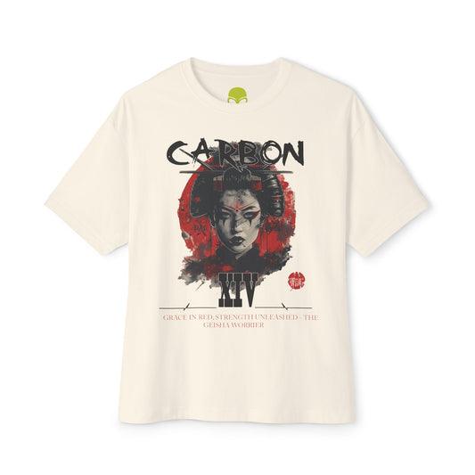 Carbon XIV Samurai Geisha Alien Graphic Tee: Fusion of Tradition and Futurism