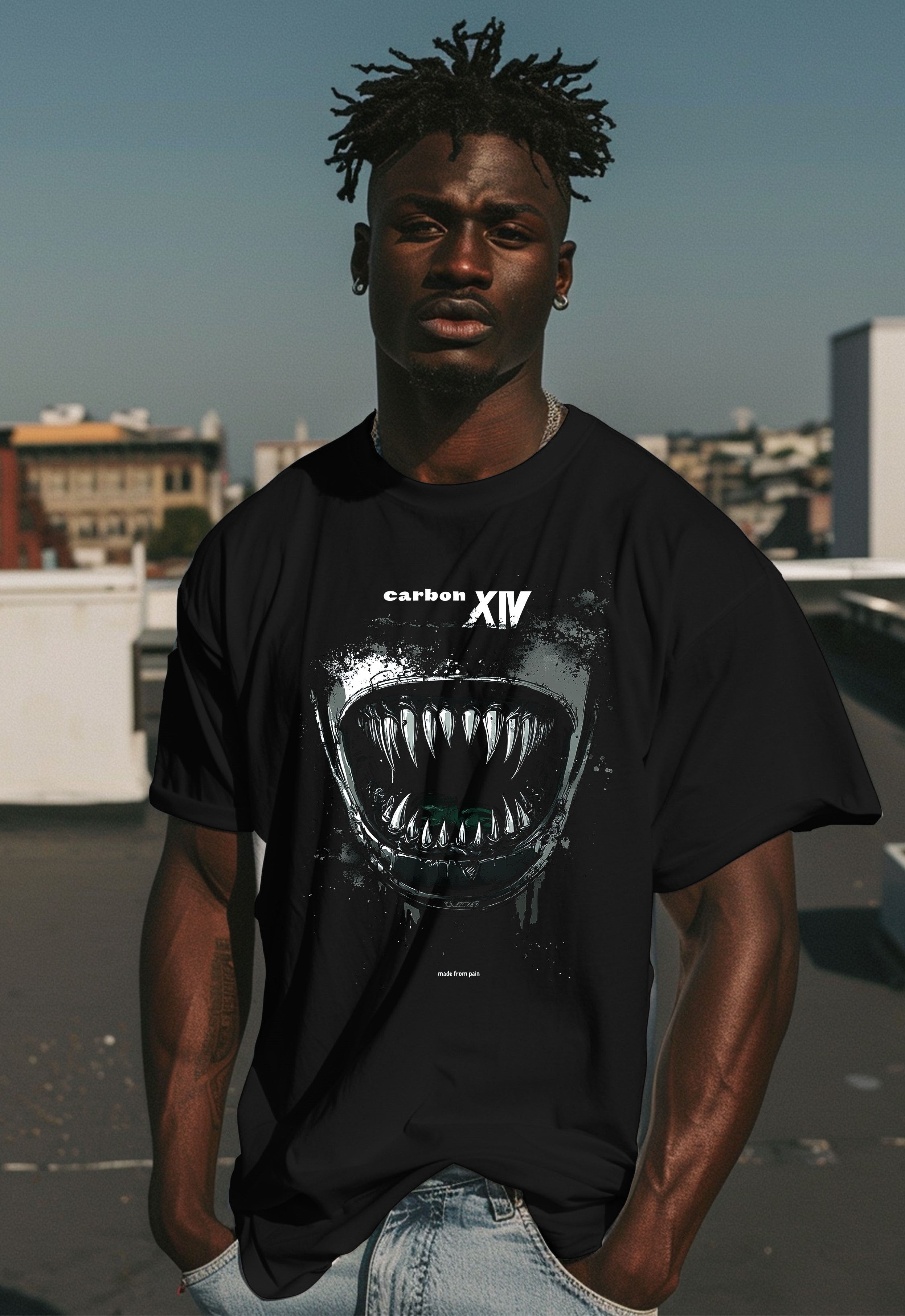 Carbon XIV Monster Mouth Tee - Unleash the Fear