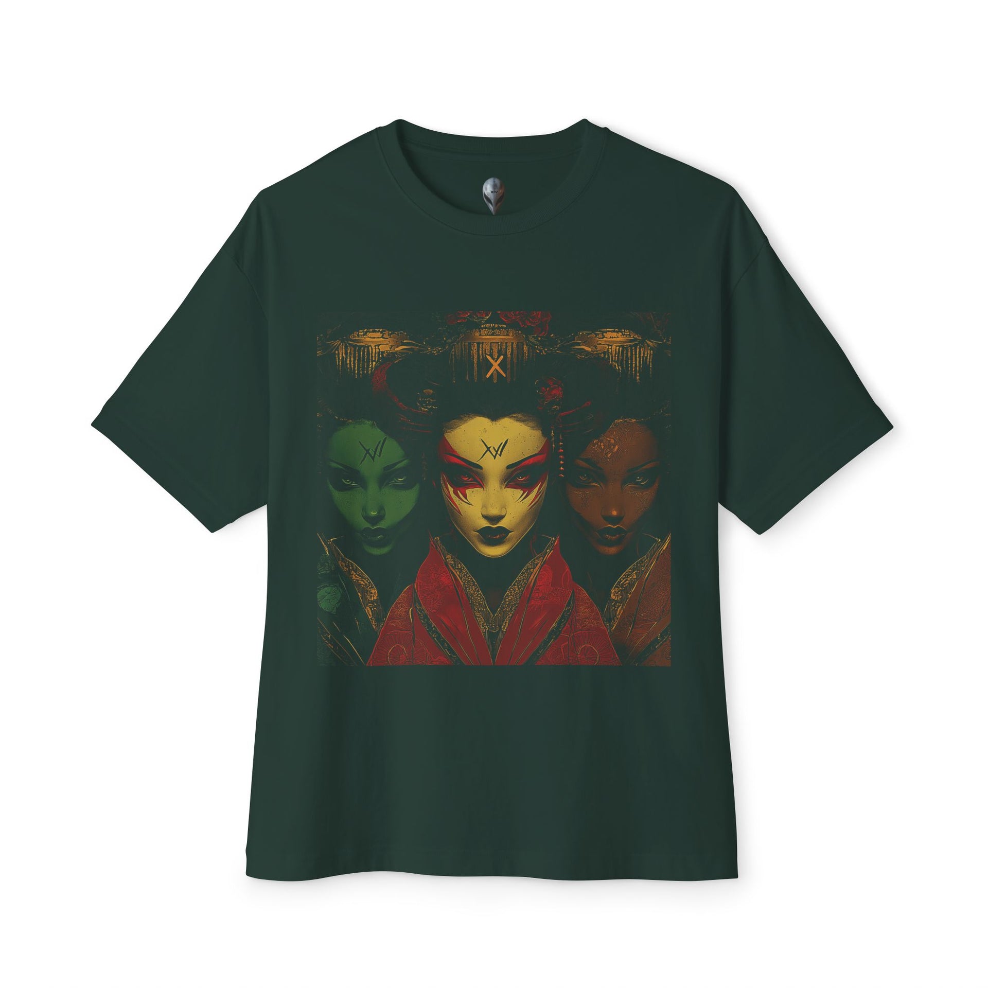 Three Fierce Geisha Warriors - Mystical Power and Strength by Carbon XIV