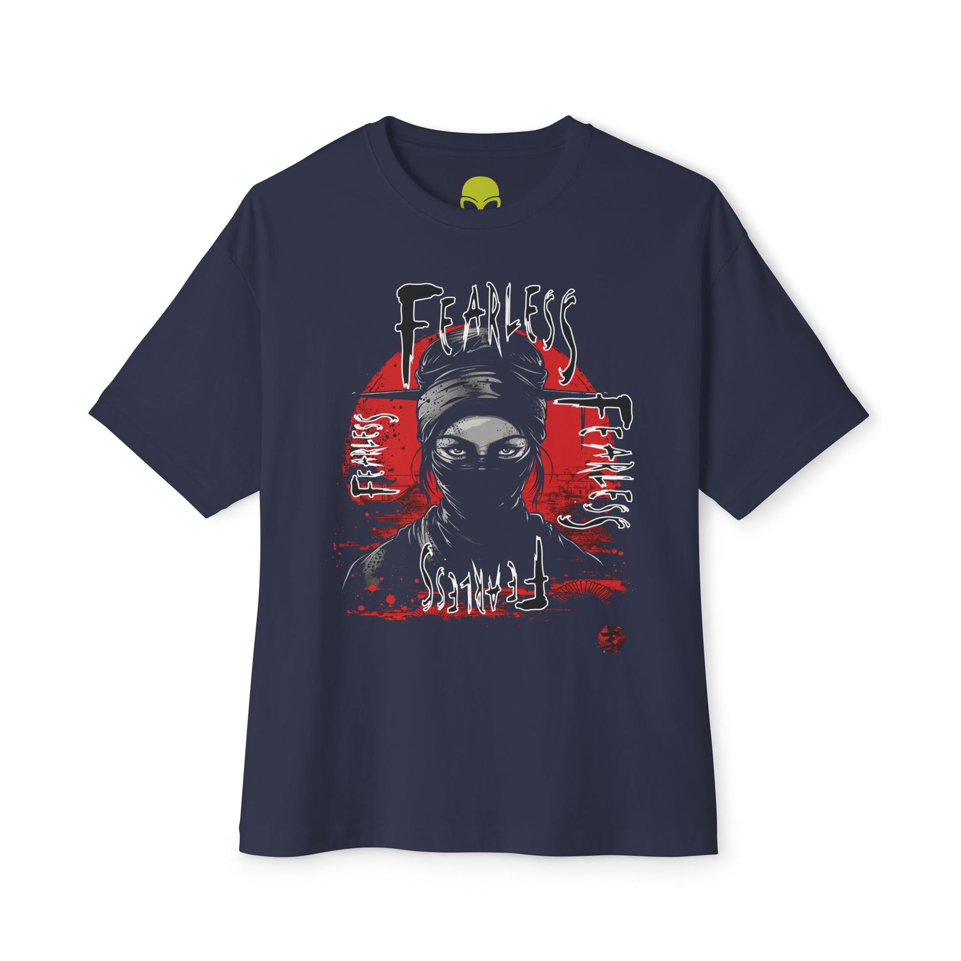 Carbon XIV Fearless Warrior Oversized T-Shirt: Embracing Tradition and Futurism in Streetwear