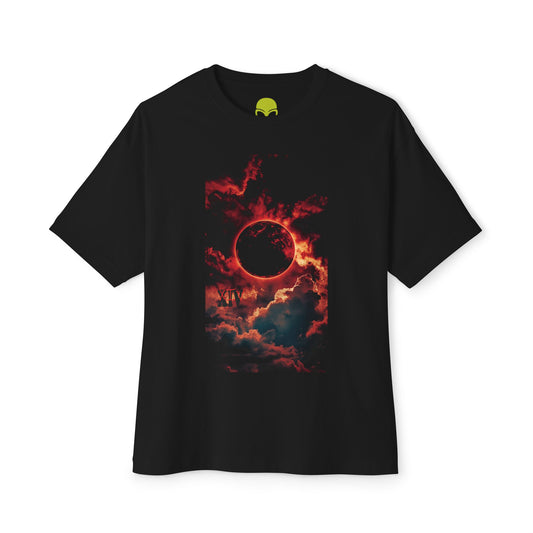 Blood-Red Eclipse T-Shirt | Cosmic Wonder | Carbon XIV