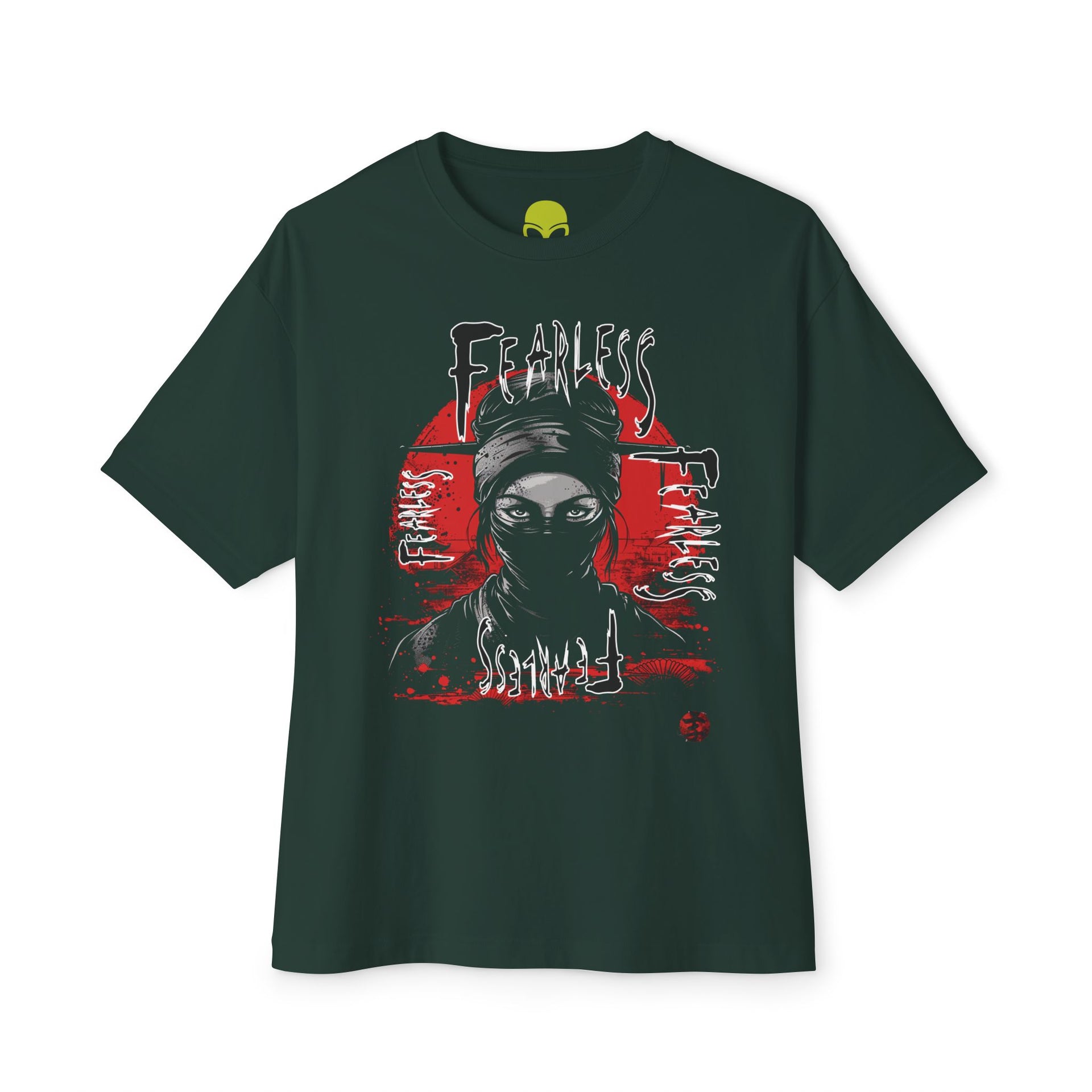 Carbon XIV Fearless Warrior Oversized T-Shirt: Embracing Tradition and Futurism in Streetwear