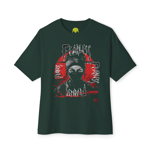 Carbon XIV Fearless Warrior Oversized T-Shirt: Embracing Tradition and Futurism in Streetwear
