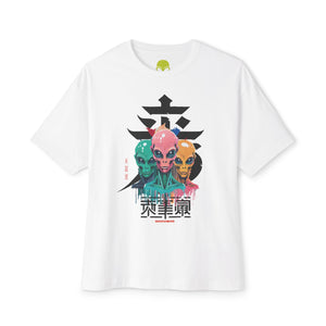 Copy of Carbon XIV Alien Logo Oversized T-Shirt: A Bold Fusion of Extraterrestrial Style