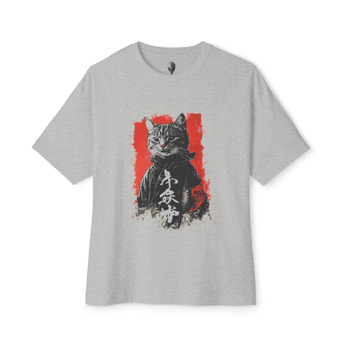 Carbon XIV Samurai Cat - Japanese Style Art with Fierce Feline Warrior