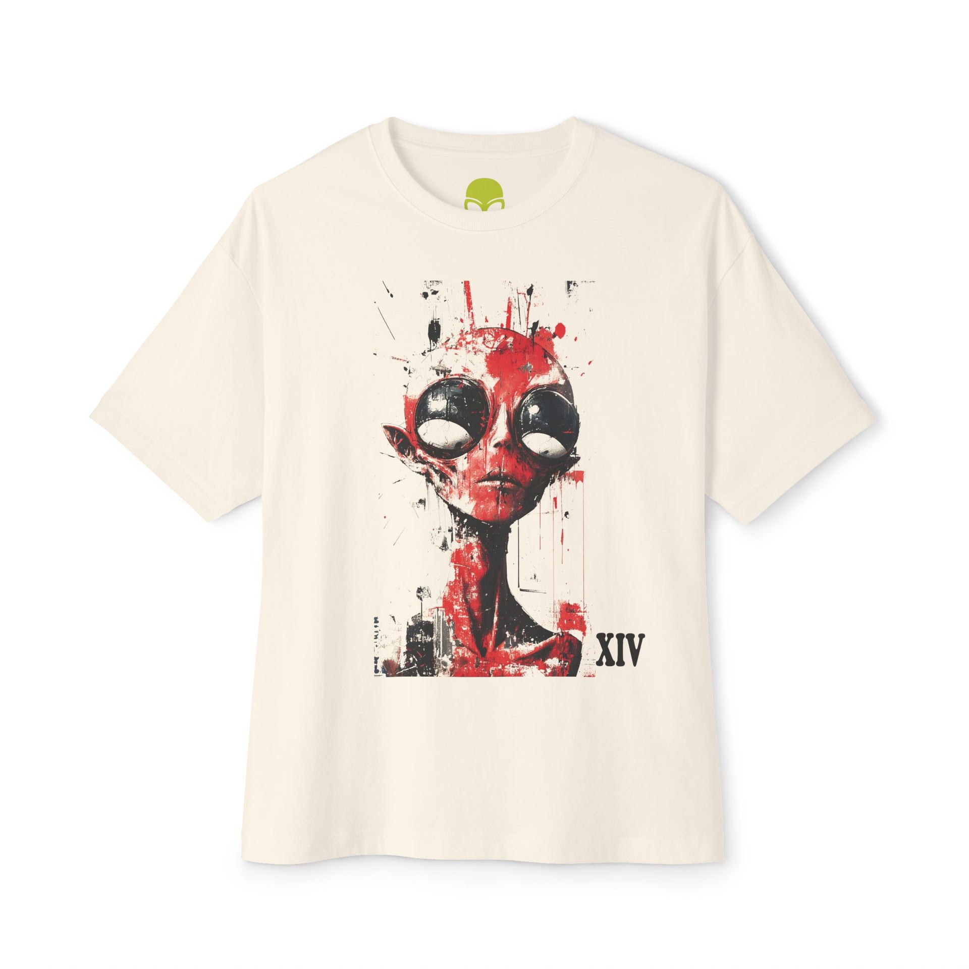 Alien Graffiti Portrait | Carbon XIV Edgy Art