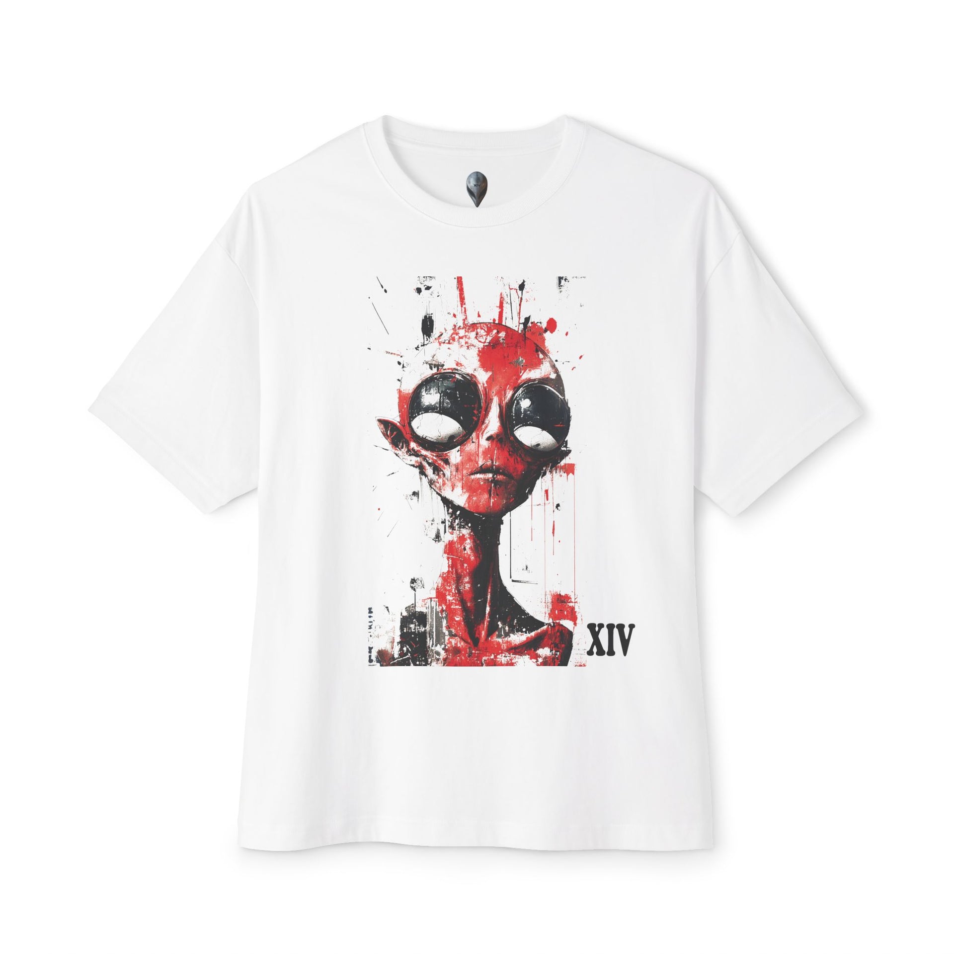 Alien Graffiti Portrait | Carbon XIV Edgy Art