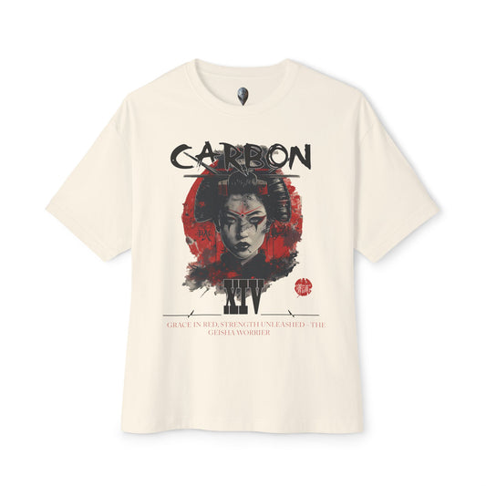 Carbon XIV Samurai Geisha Alien Graphic Tee: Fusion of Tradition and Futurism - Carbon XIV