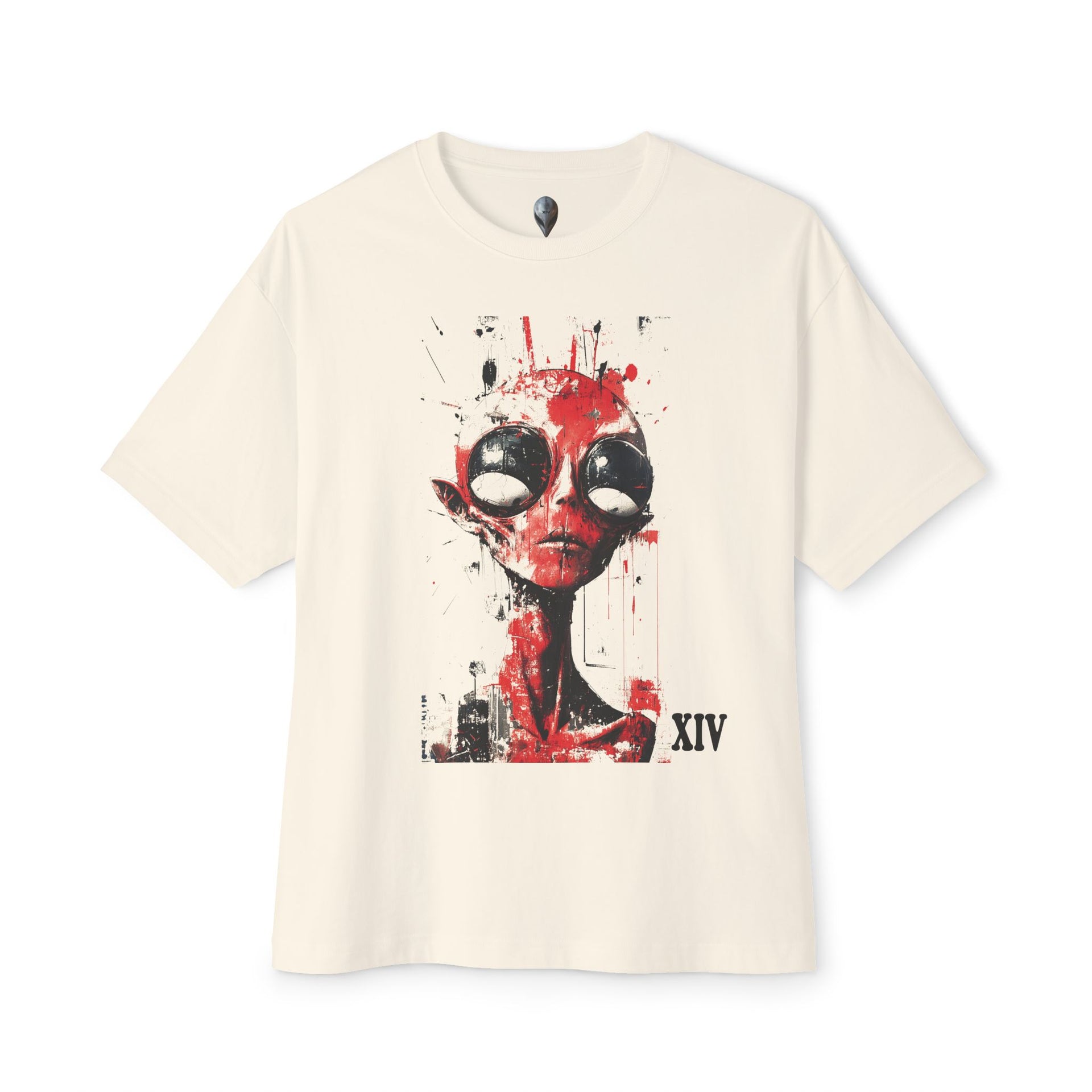 Alien Graffiti Portrait | Carbon XIV Edgy Art