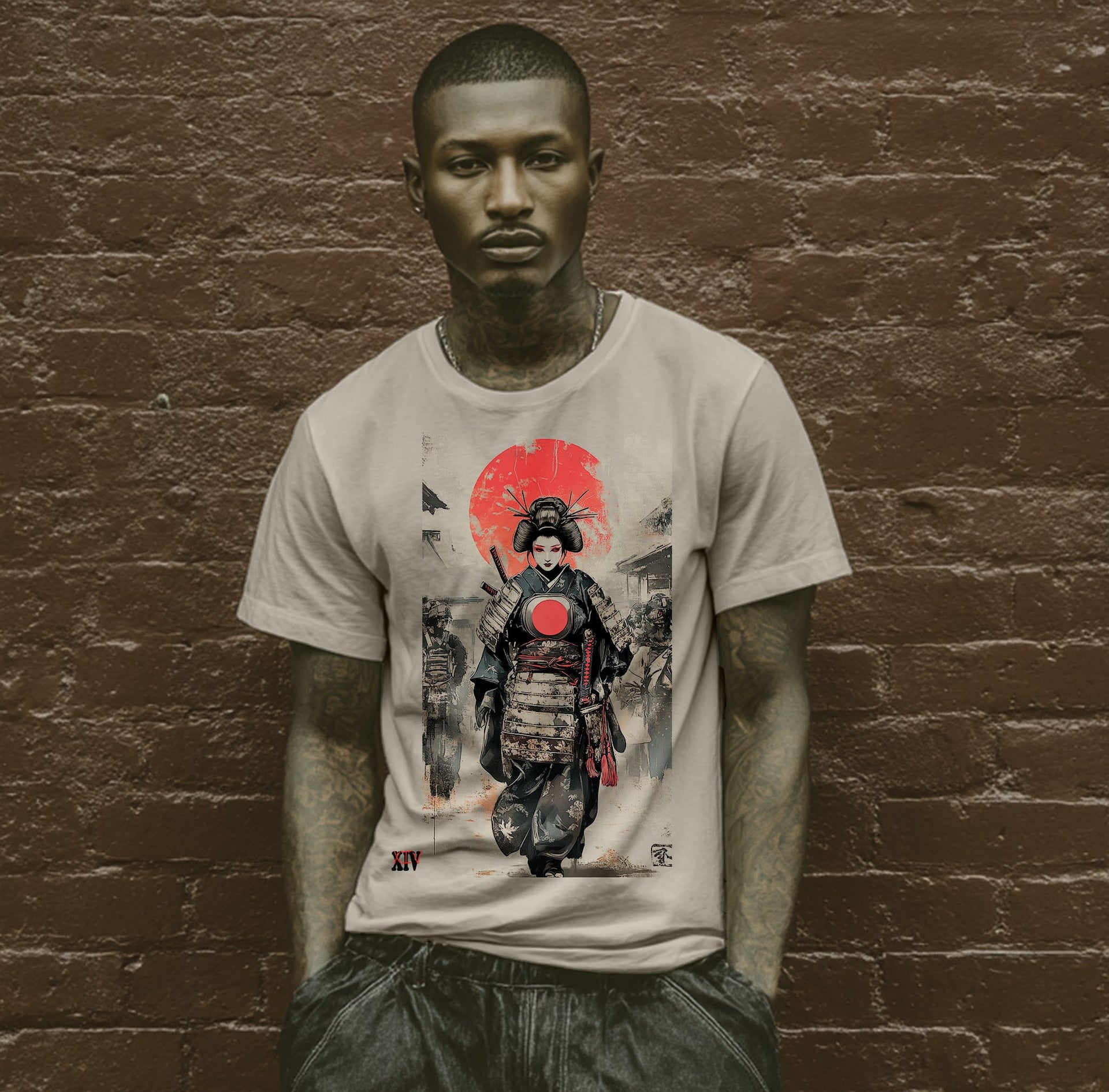 Geisha Warrior Tee – Carbon XIV Unique Samurai Collection