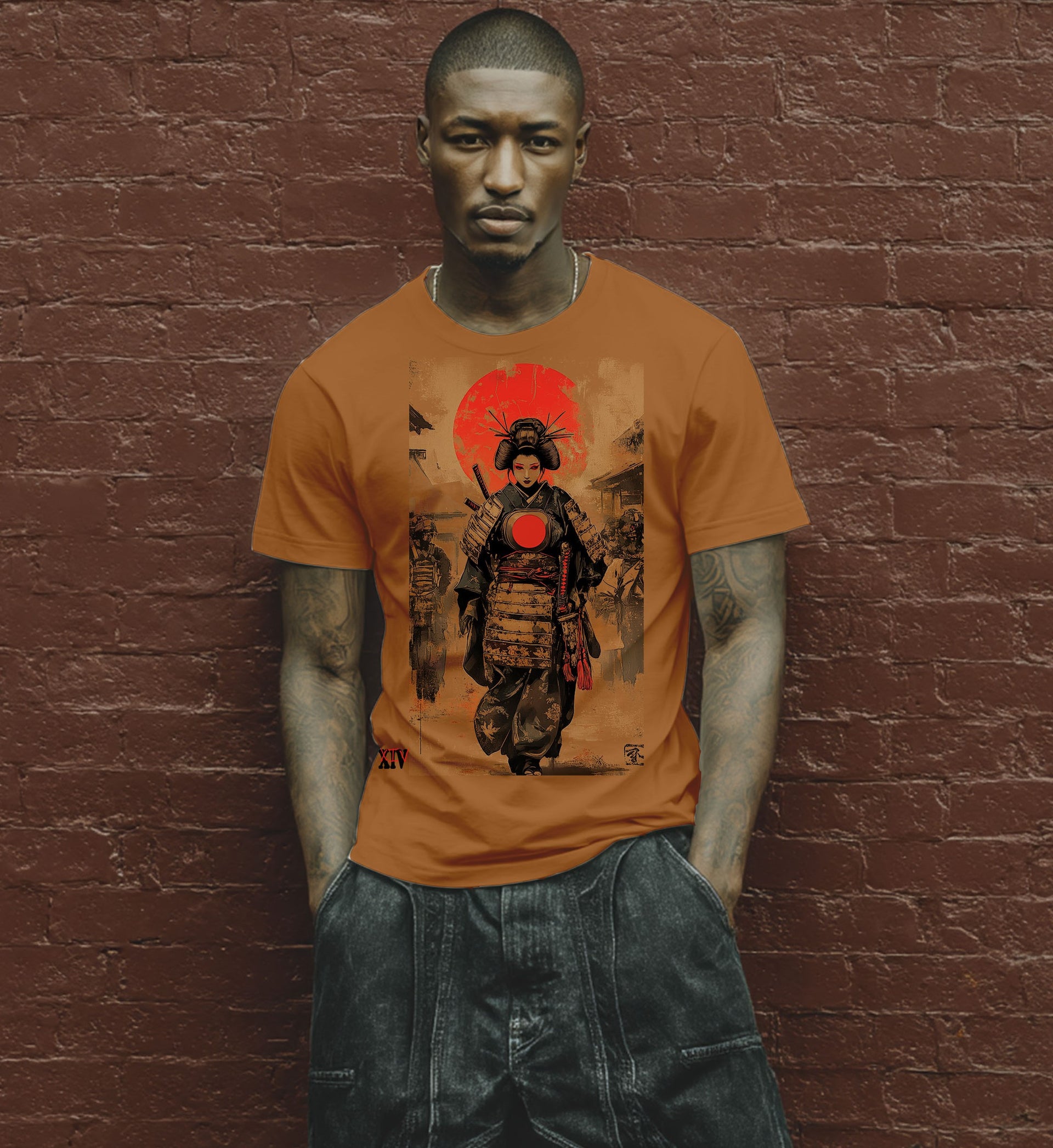 Geisha Warrior Tee – Carbon XIV Unique Samurai Collection
