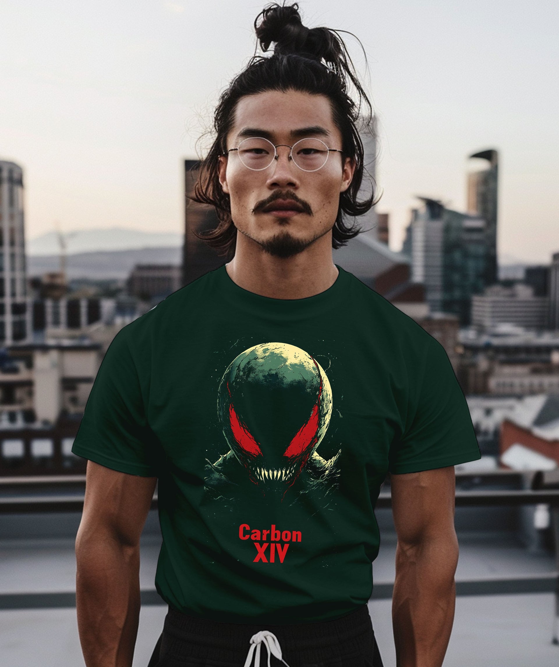 Alien Blood Moon Tee - Carbon XIV Exclusive