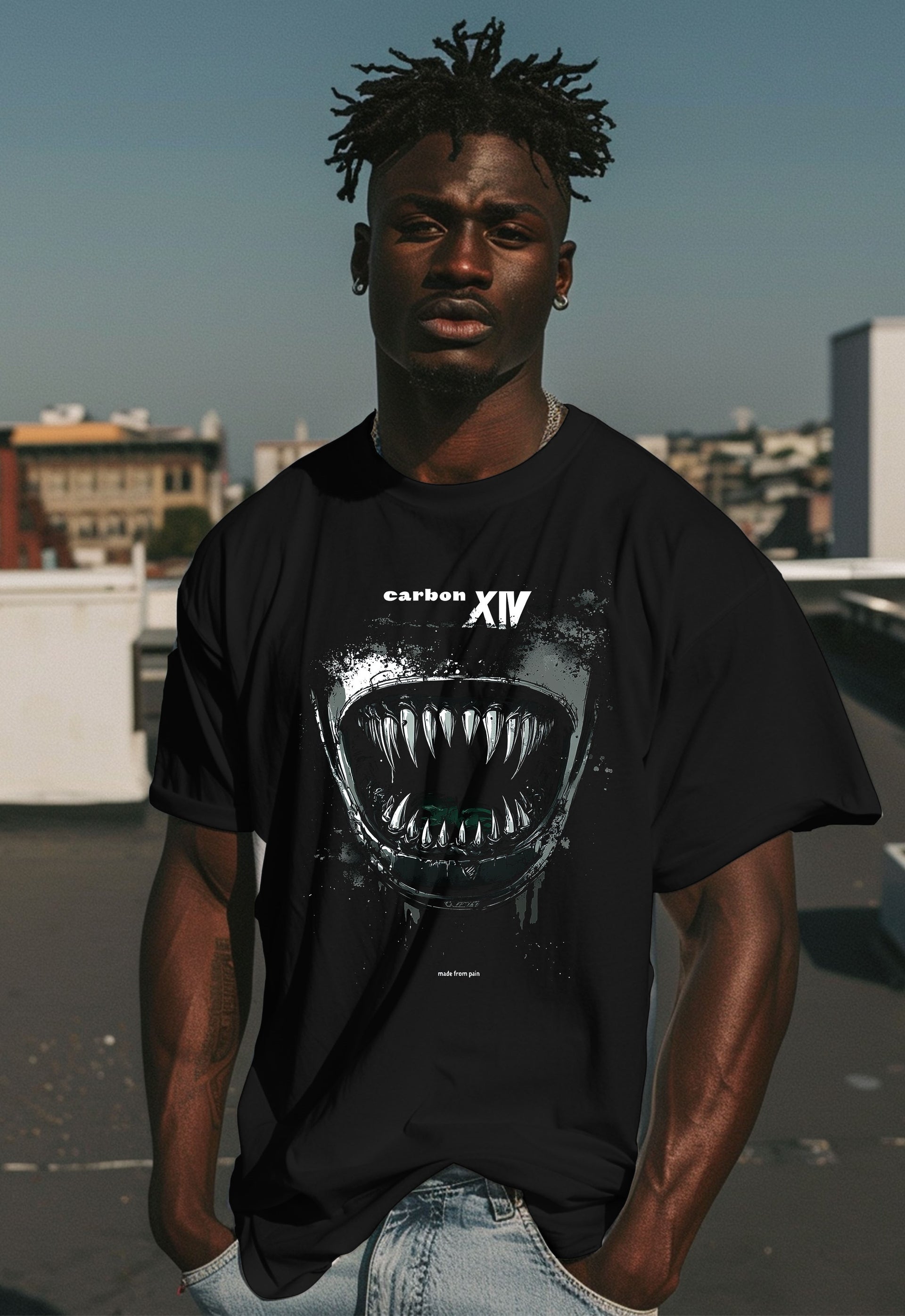 Carbon XIV Monster Mouth Tee - Unleash the Fear