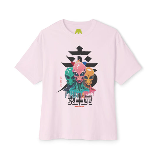 Copy of Carbon XIV Alien Logo Oversized T-Shirt: A Bold Fusion of Extraterrestrial Style