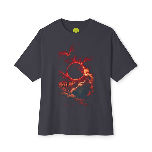 Blood-Red Eclipse T-Shirt | Cosmic Wonder | Carbon XIV