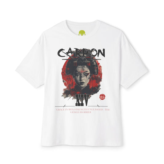 Carbon XIV Samurai Geisha Alien Graphic Tee: Fusion of Tradition and Futurism