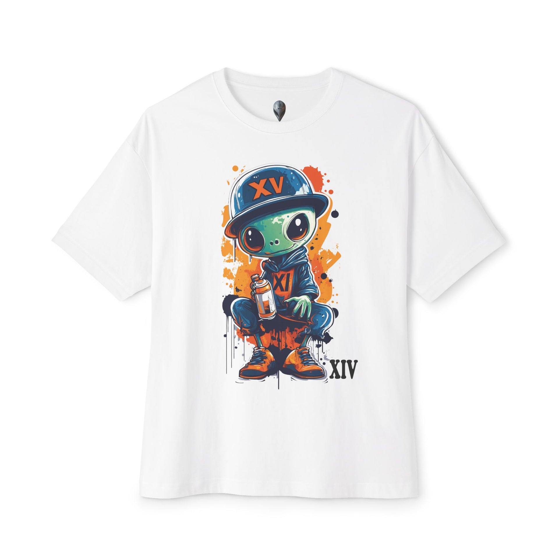 Graffiti Alien Art T-Shirt – Bold Streetwear Design