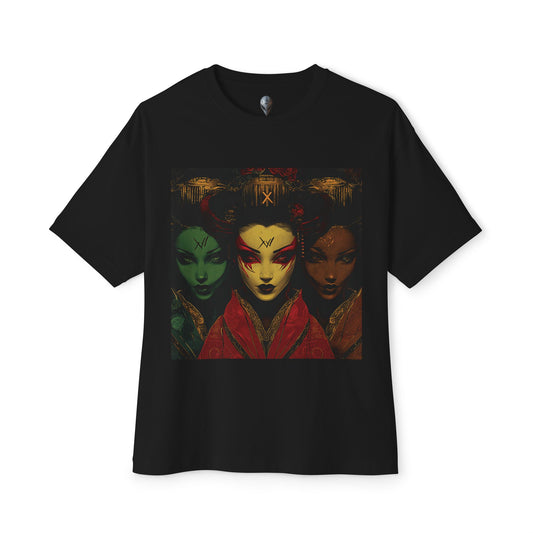 Three Fierce Geisha Warriors - Mystical Power and Strength by Carbon XIV