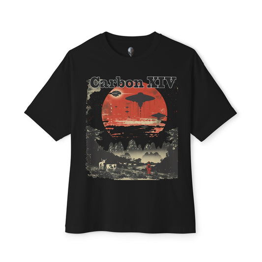 Carbon XIV Nighttime Landscape T-Shirt: Mystique Meets Modernity - Carbon XIV