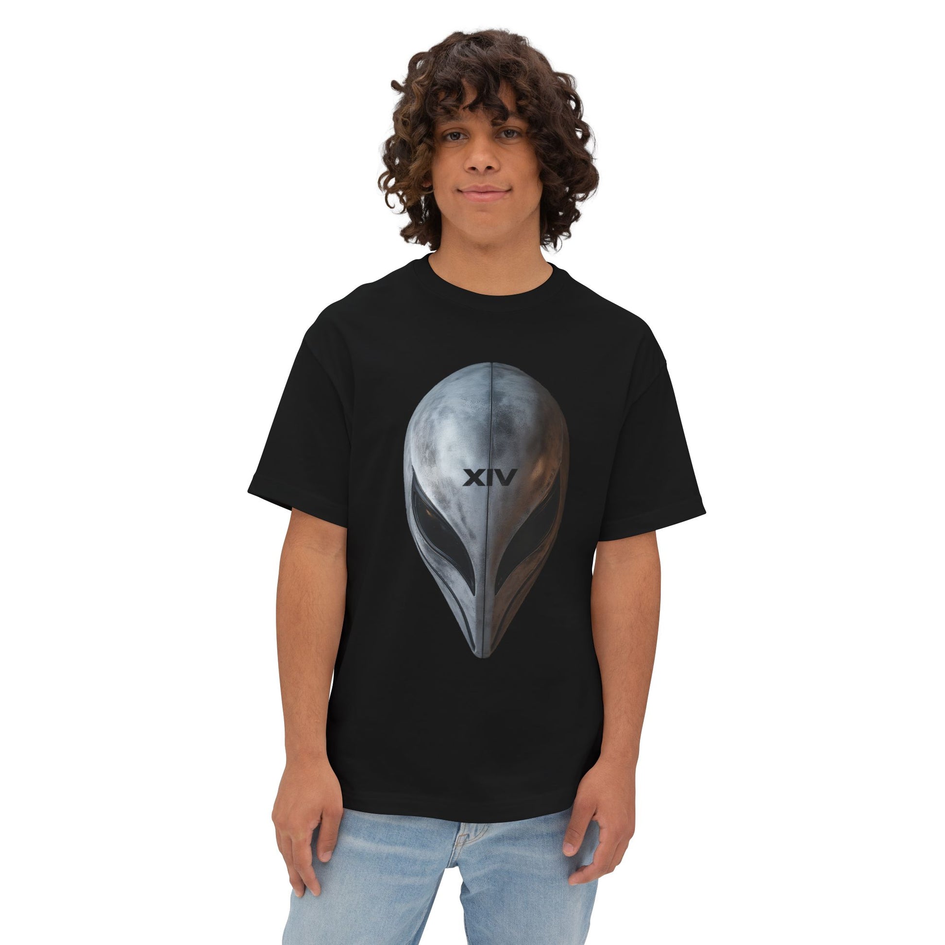 Carbon XIV Alien Logo Oversized T-Shirt: A Bold Fusion of Extraterrestrial Style - Carbon XIV