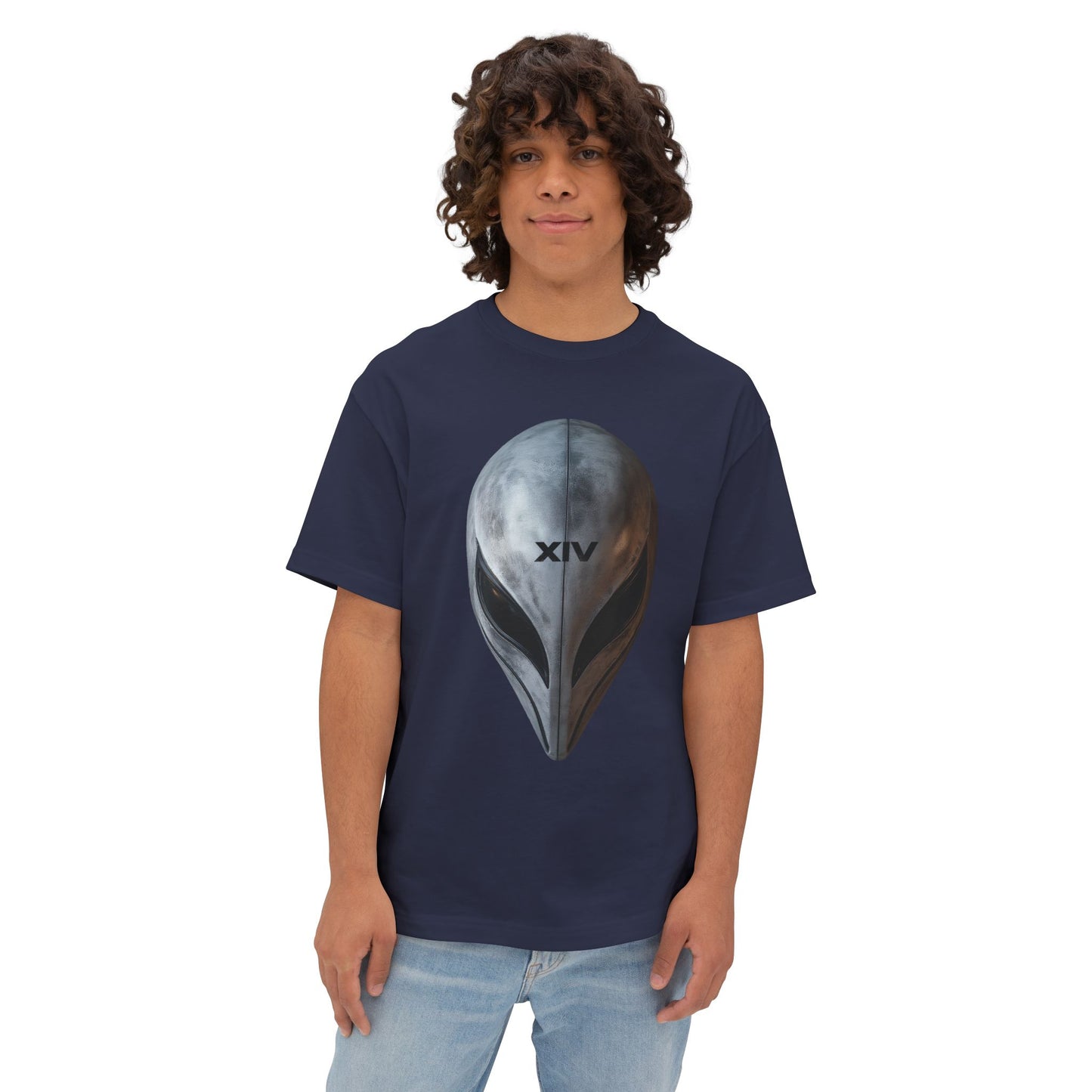 Carbon XIV Alien Logo Oversized T-Shirt: A Bold Fusion of Extraterrestrial Style