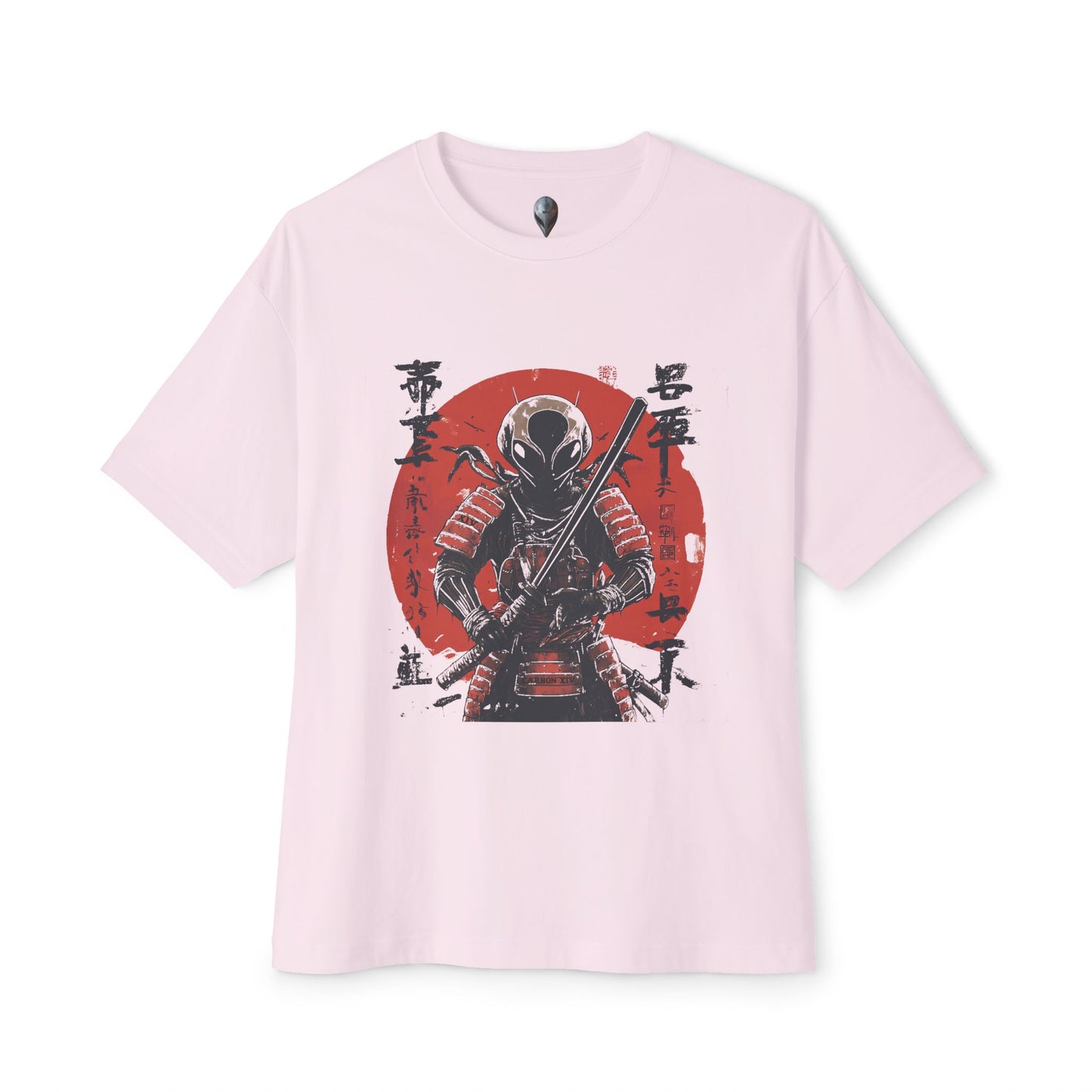 Alien Samurai in Edo Japan | Bold Graphic Art | Carbon XIV