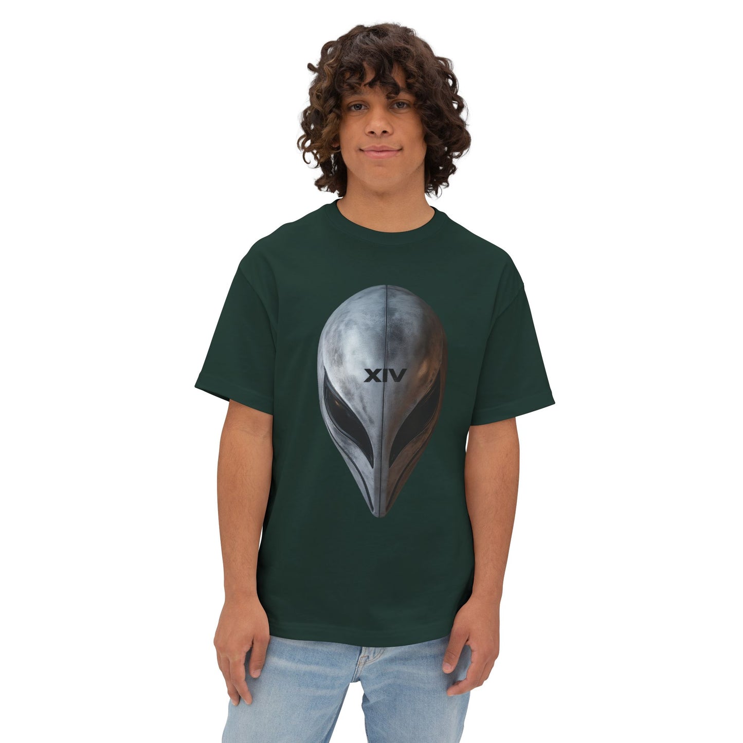 Carbon XIV Alien Logo Oversized T-Shirt: A Bold Fusion of Extraterrestrial Style - Carbon XIV