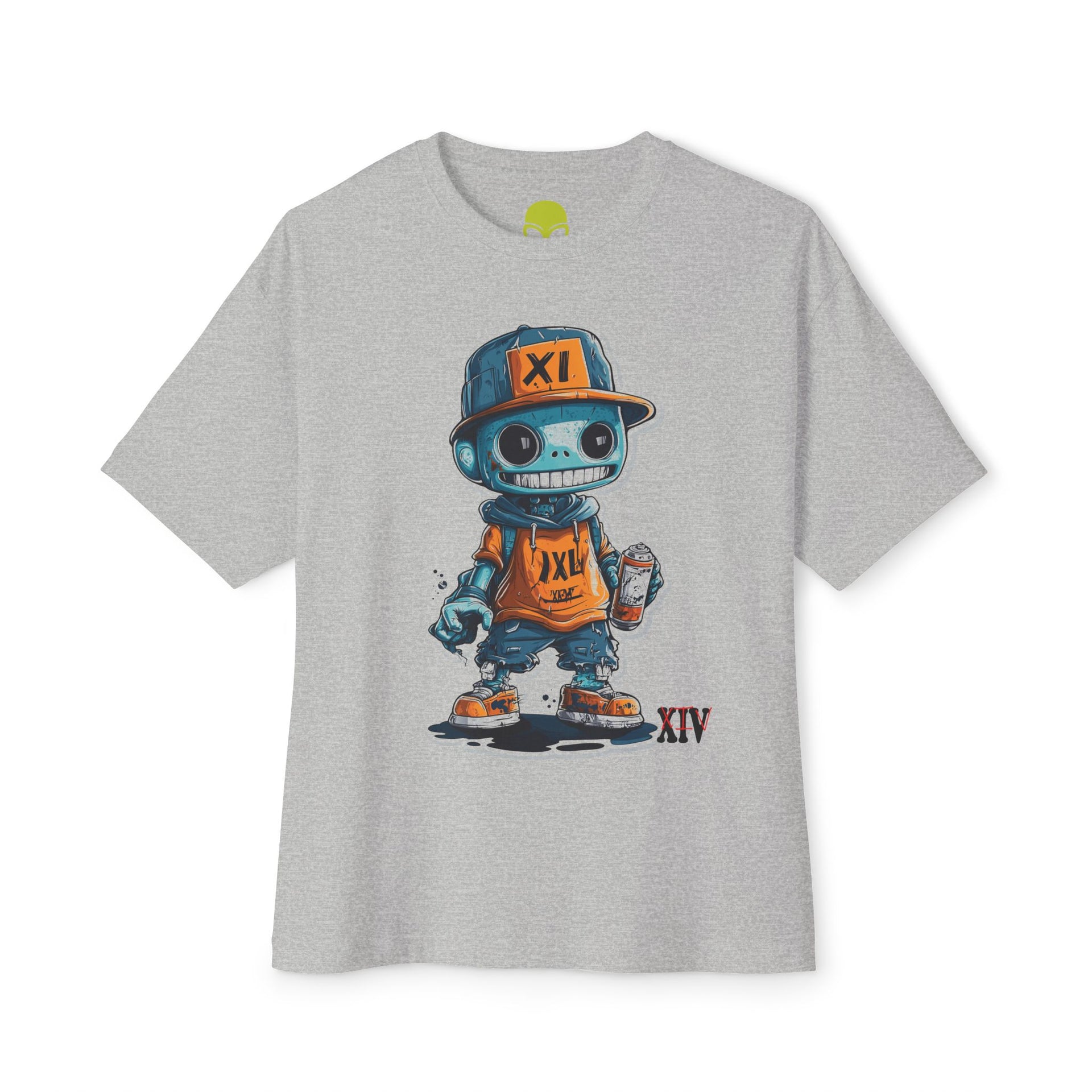 Graffiti Robot Character T-Shirt – Bold Urban Streetwear