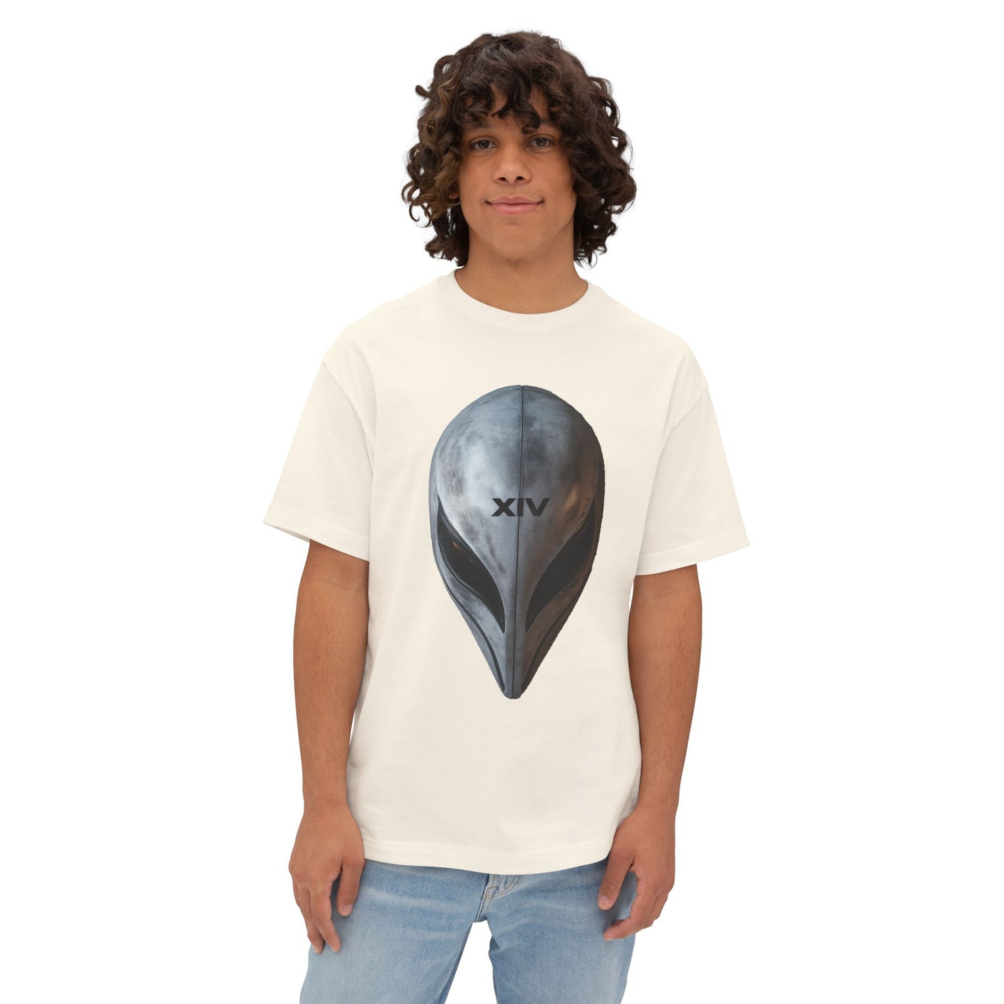 Carbon XIV Alien Logo Oversized T-Shirt: A Bold Fusion of Extraterrestrial Style