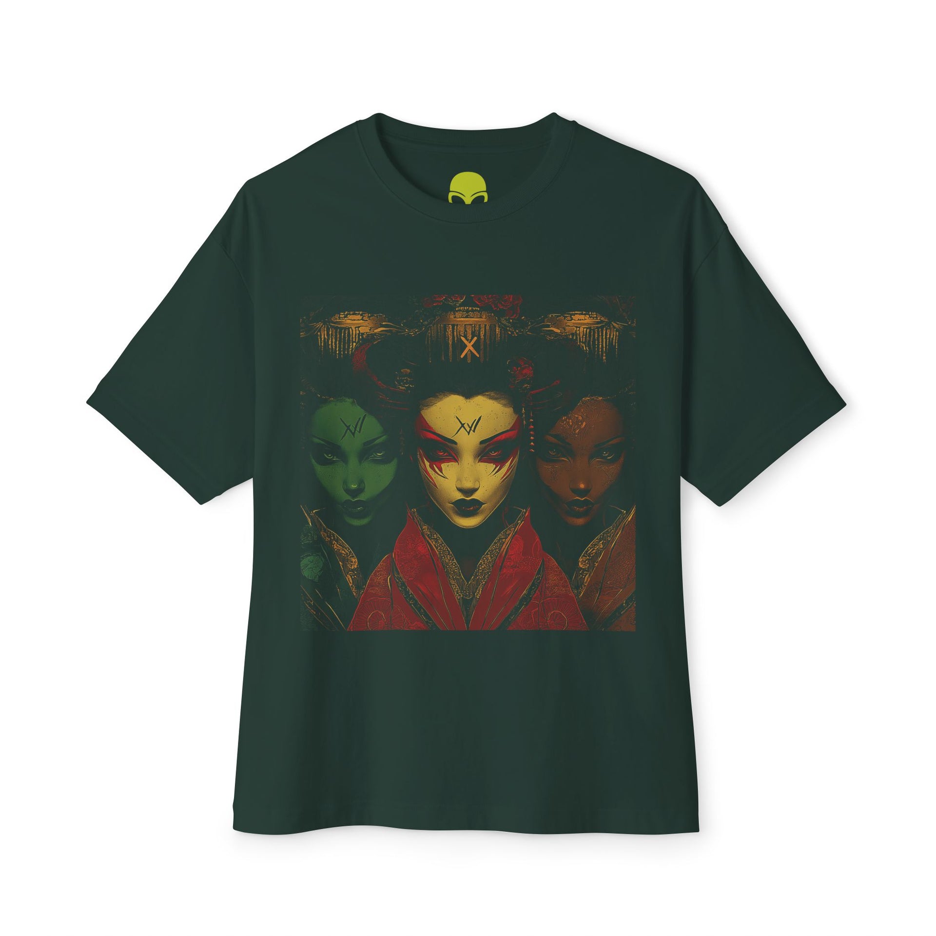 Three Fierce Geisha Warriors - Mystical Power and Strength by Carbon XIV