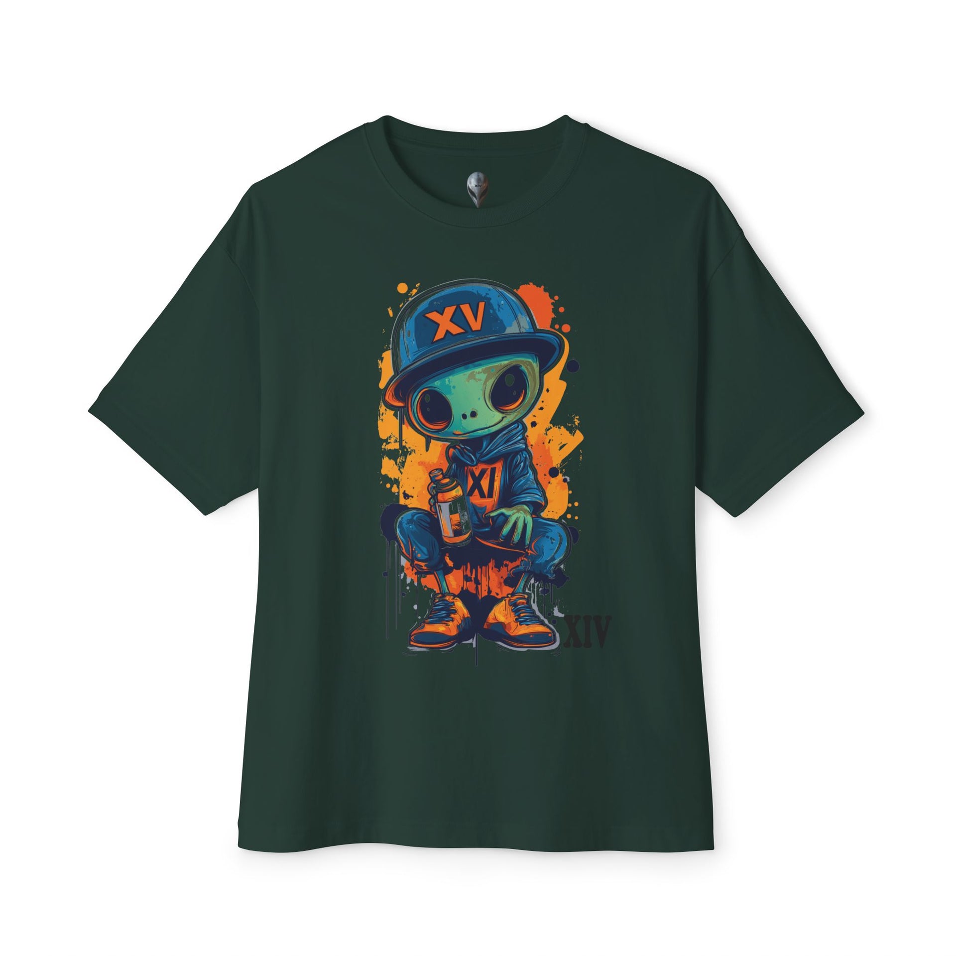 Graffiti Alien Art T-Shirt – Bold Streetwear Design