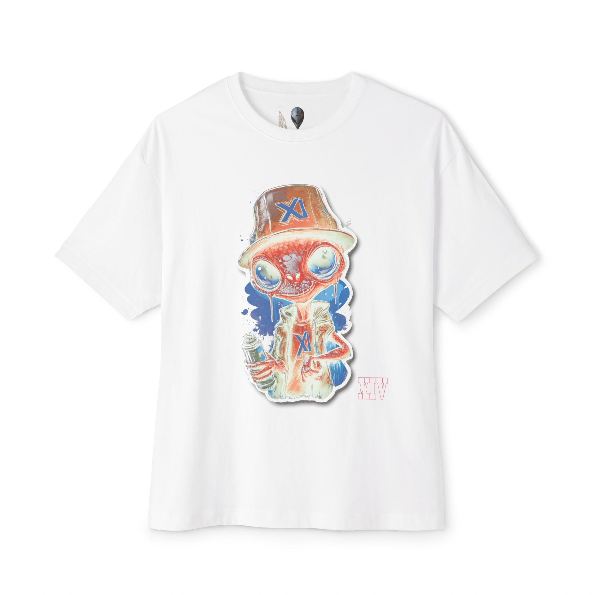 Graffiti Alien Spray T-Shirt – Urban Streetwear Design