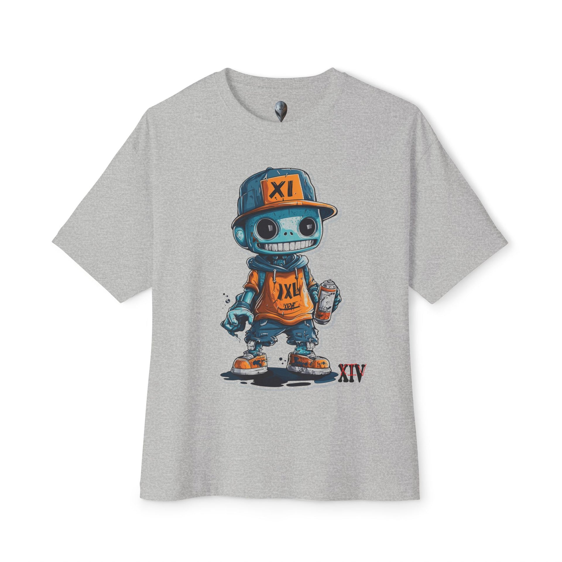 Graffiti Robot Character T-Shirt – Bold Urban Streetwear
