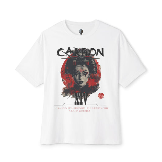 Carbon XIV Samurai Geisha Alien Graphic Tee: Fusion of Tradition and Futurism - Carbon XIV