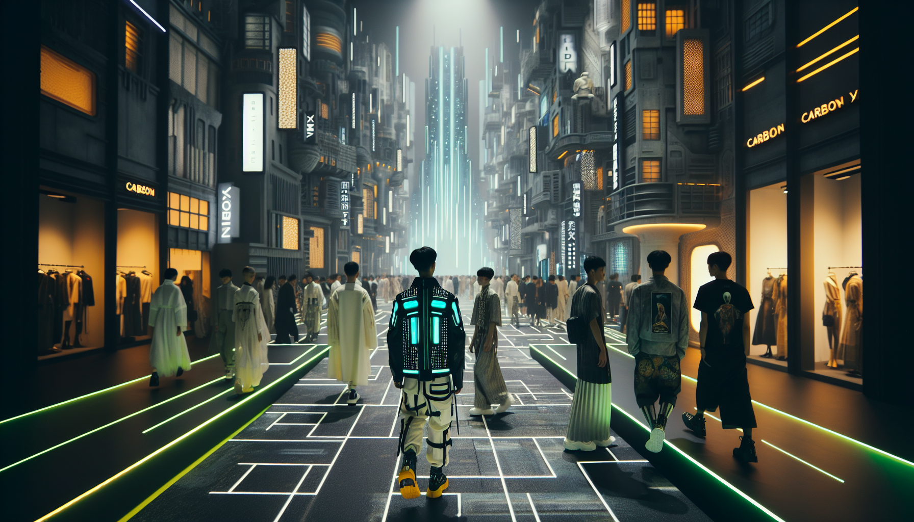 Dystopian Fashion: From Blue Glitter to Samurai Cats