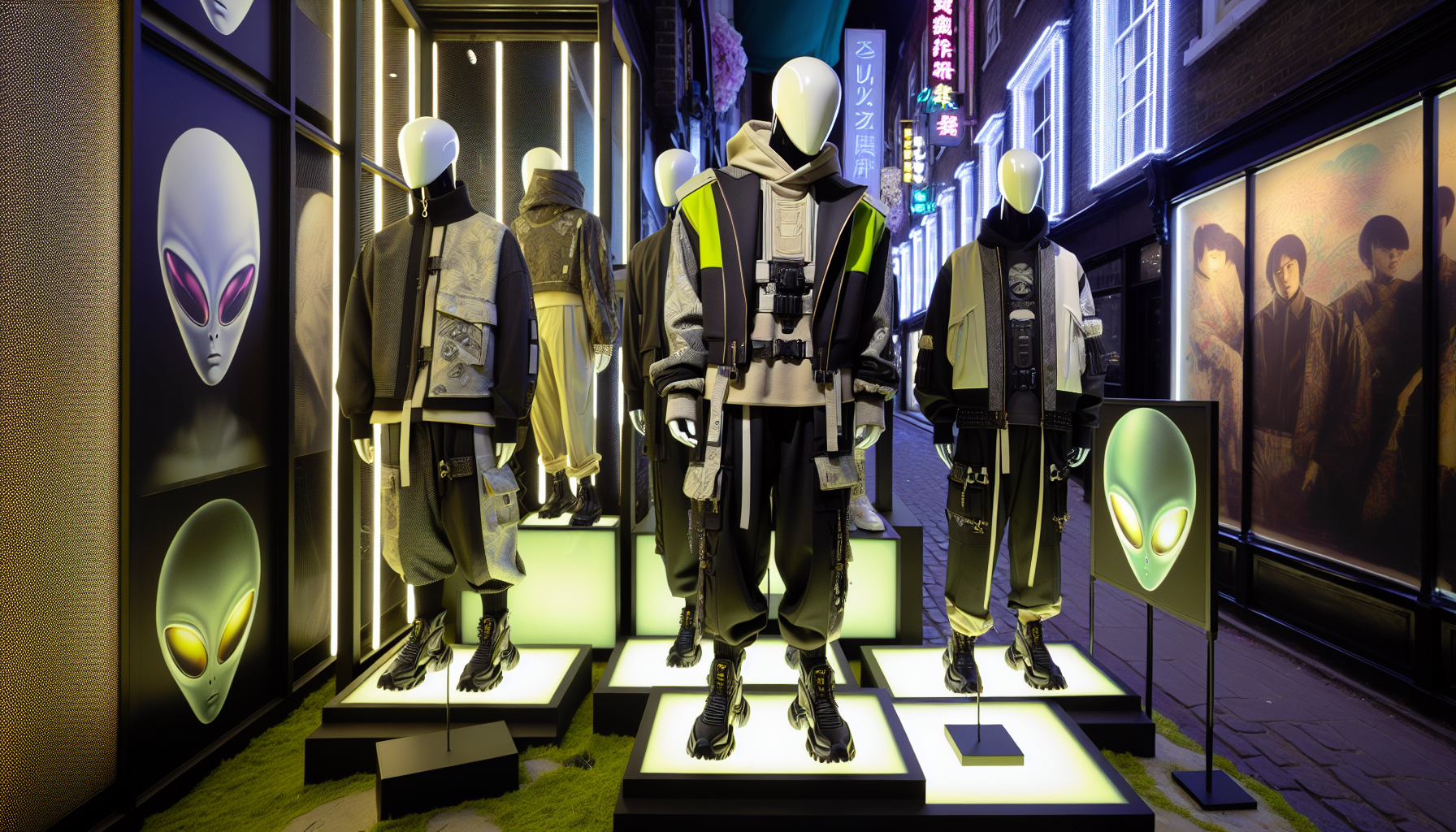 The UK’s Cyberpunk Fashion Odyssey: Futurism Meets Streetwear