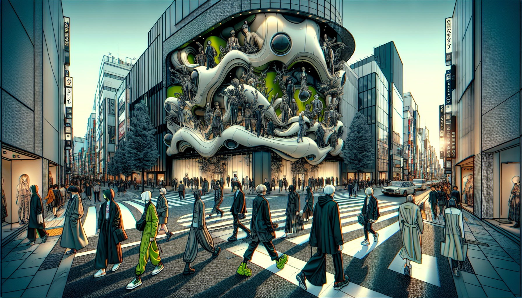 Strolling Through Harajuku: Where Fashion Meets Futurism